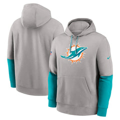 Miami Dolphins 2024 Sideline Club Pullover Hoodie | NFL Hot
