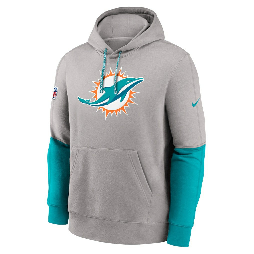 Miami Dolphins 2024 Sideline Club Pullover Hoodie | NFL Hot