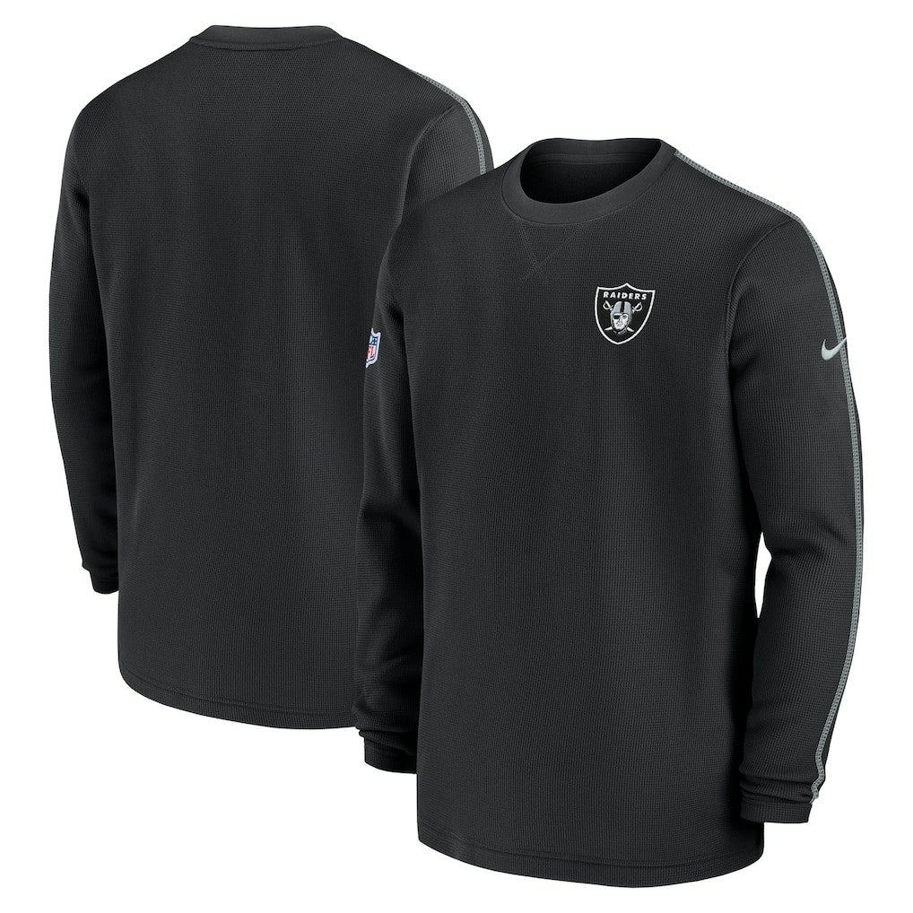 Las Vegas Raiders 2024 Sideline Coaches Long Sleeve Top | NFL Outlet