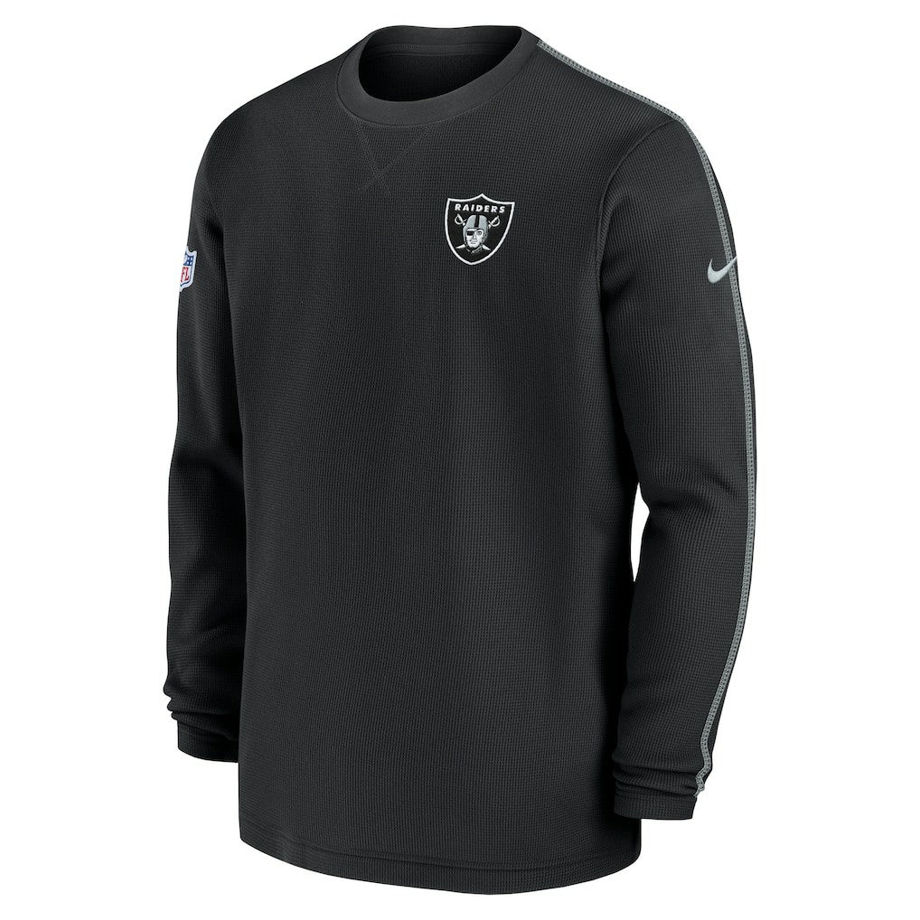 Las Vegas Raiders 2024 Sideline Coaches Long Sleeve Top | NFL Outlet
