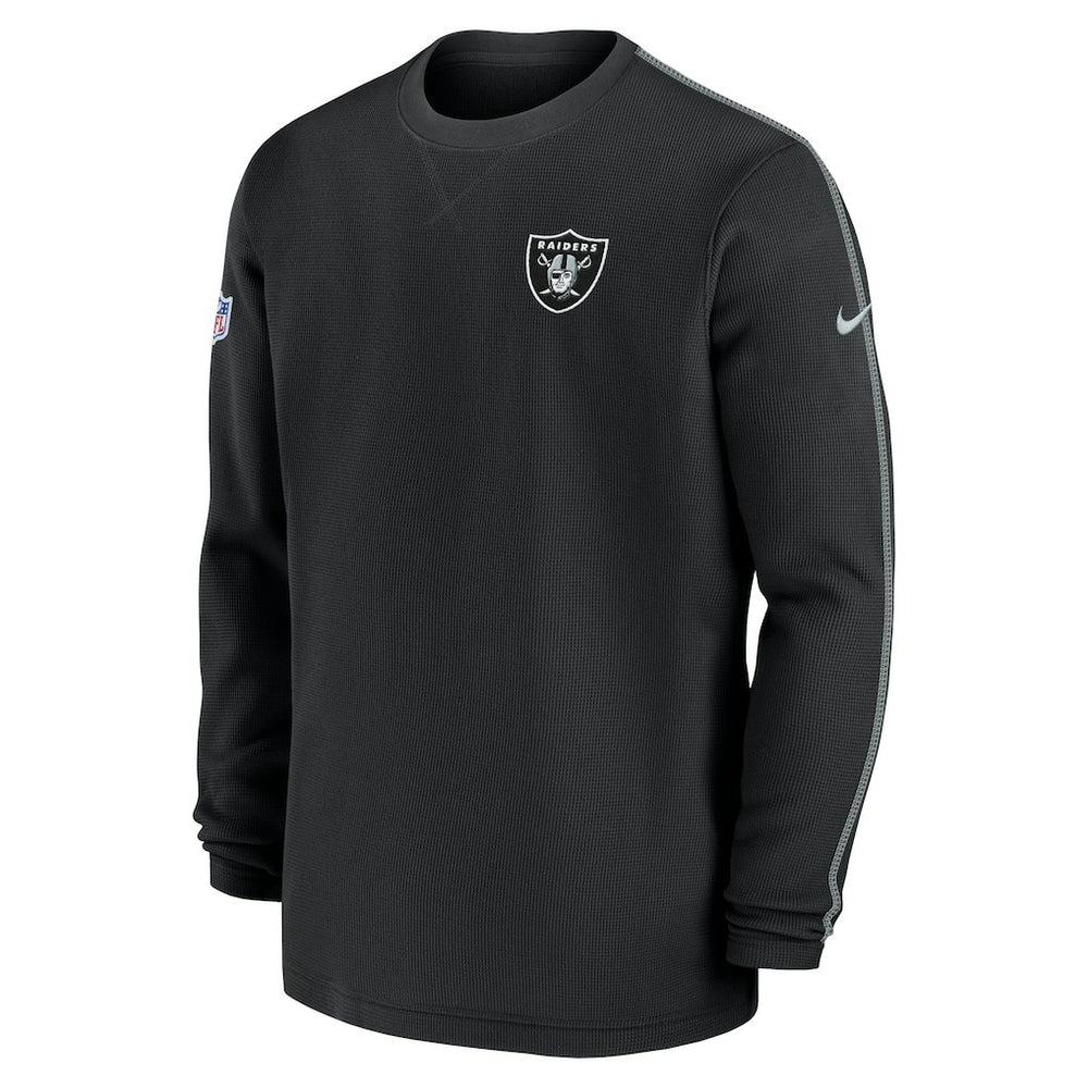 Las Vegas Raiders 2024 Sideline Coaches Long Sleeve Top | NFL Outlet