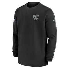 Las Vegas Raiders 2024 Sideline Coaches Long Sleeve Top | NFL Outlet