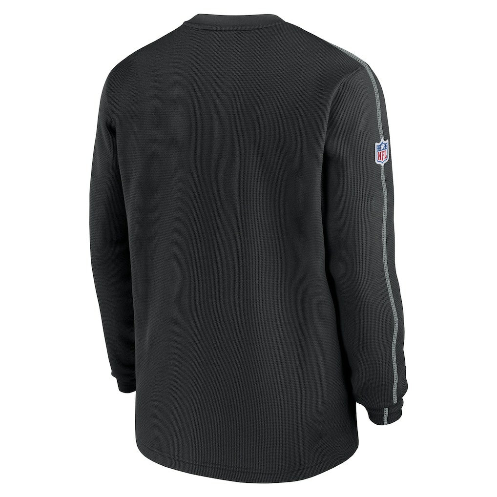 Las Vegas Raiders 2024 Sideline Coaches Long Sleeve Top | NFL Outlet