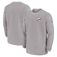 Miami Dolphins 2024 Sideline Coaches Long Sleeve Top | NFL Outlet