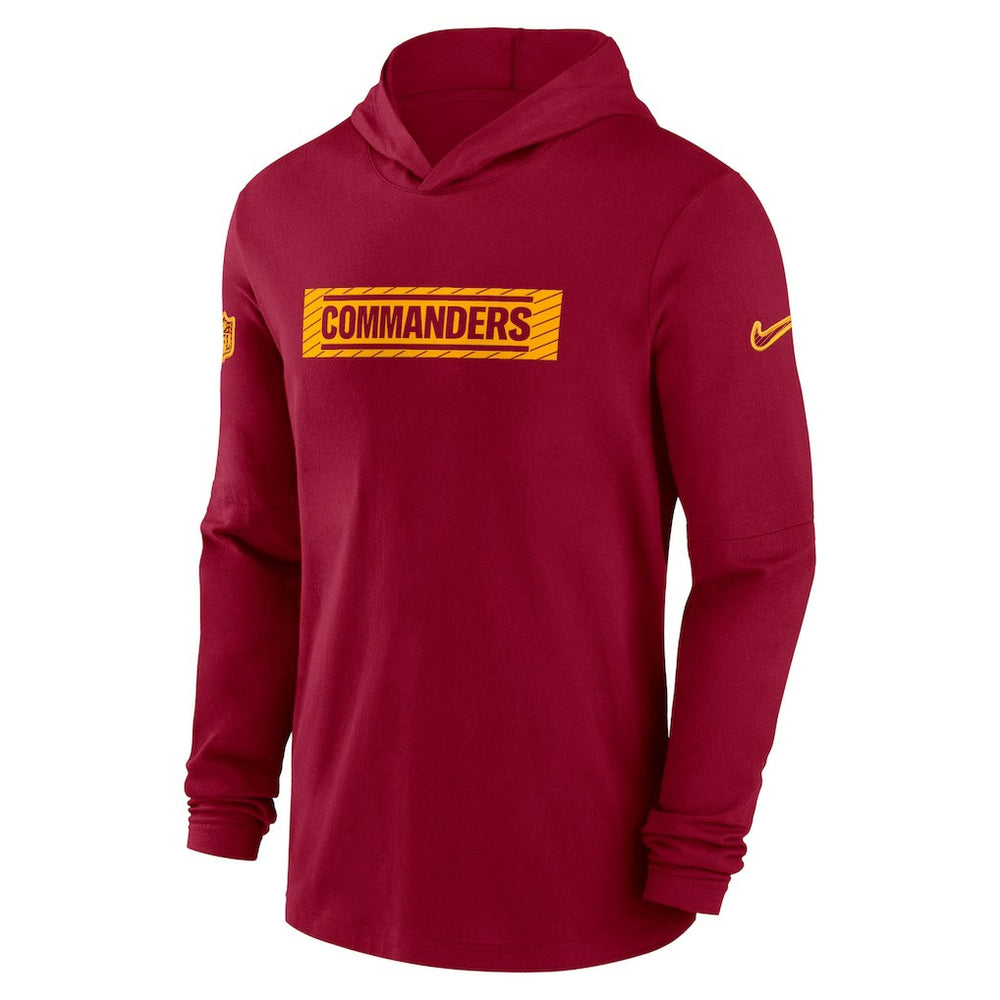 Washington Commanders 2024/25 Sideline Performance Long Sleeve Hoodie T-Shirt | NFL Near me