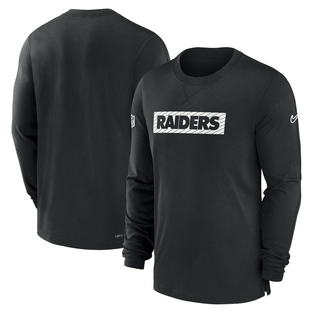 Las Vegas Raiders Sideline Player Performance Long Sleeve T-Shirt | NFL On sale