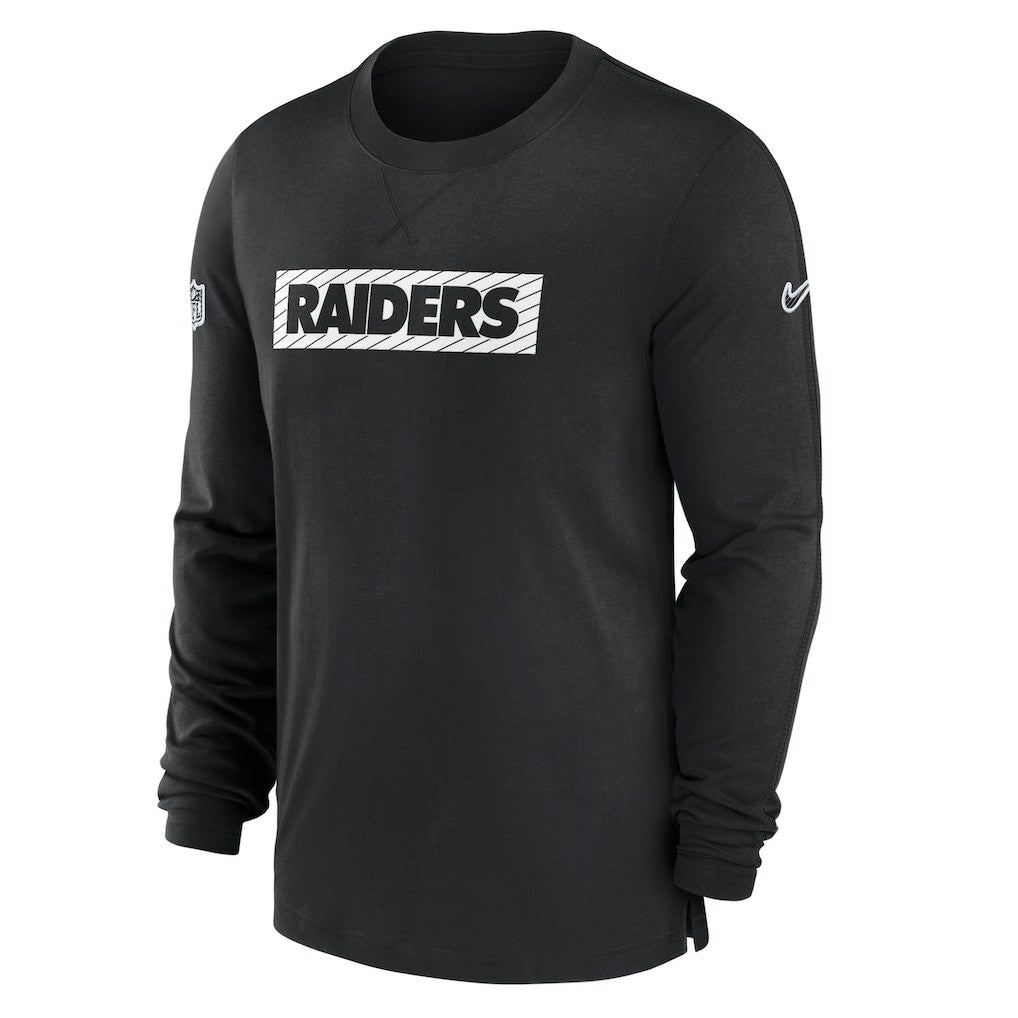 Las Vegas Raiders Sideline Player Performance Long Sleeve T-Shirt | NFL On sale