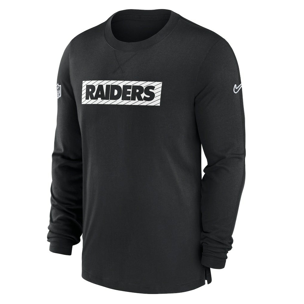 Las Vegas Raiders Sideline Player Performance Long Sleeve T-Shirt | NFL On sale