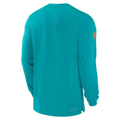 Miami Dolphins Sideline Player Performance Long Sleeve T-Shirt | NFL Outlet