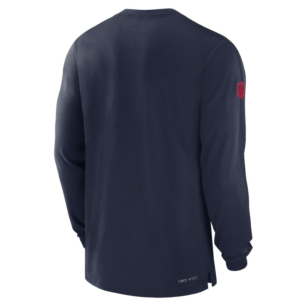 New England Patriots Sideline Player Performance Long Sleeve T-Shirt | NFL Sale