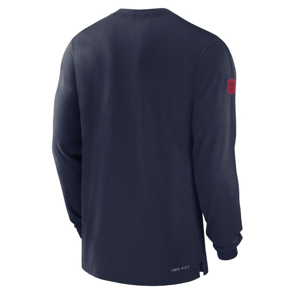 New England Patriots Sideline Player Performance Long Sleeve T-Shirt | NFL Sale
