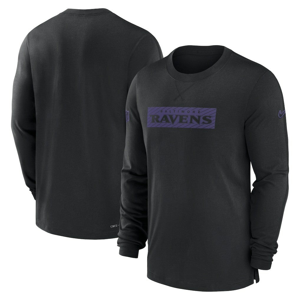Baltimore Ravens Sideline Player Performance Long Sleeve T-Shirt | NFL Near me