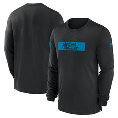Carolina Panthers Sideline Player Performance Long Sleeve T-Shirt | NFL Discount