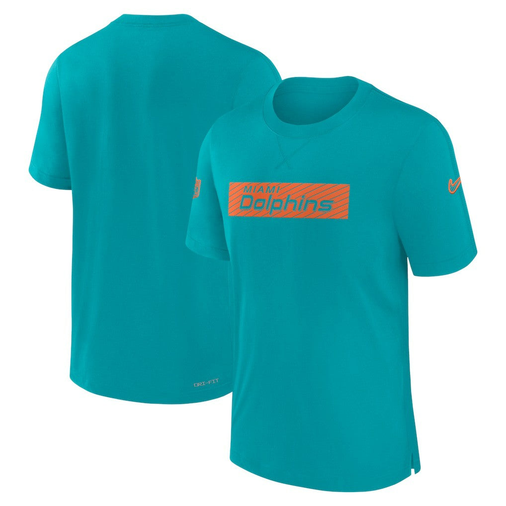 Miami Dolphins Sideline Player Performance T-Shirt | NFL New