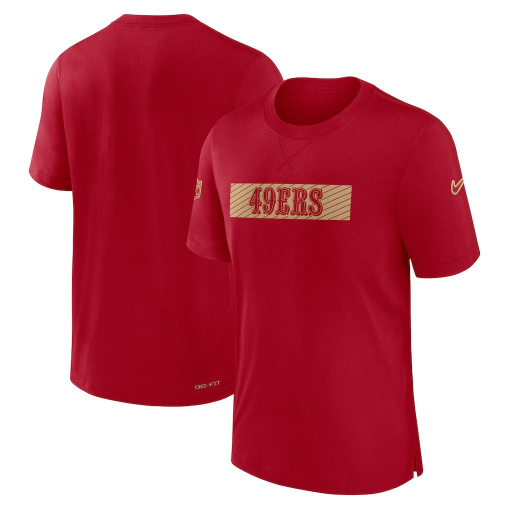San Francisco 49ers Sideline Player Performance T-Shirt | NFL Hot