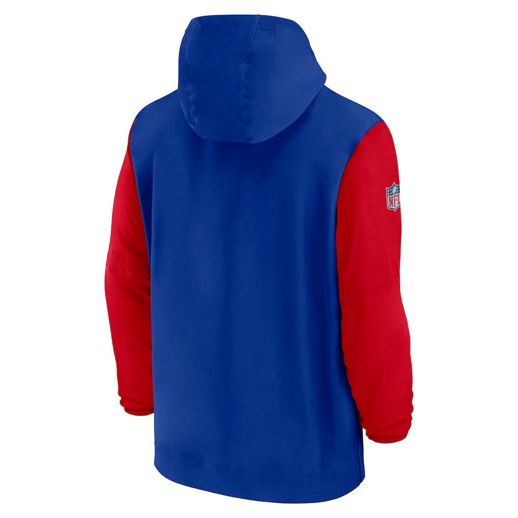Buffalo Bills 2024/25 Sideline Pre-Game Player 1/2-Zip Hoodie Jacket | NFL Near me