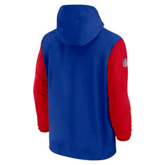Buffalo Bills 2024/25 Sideline Pre-Game Player 1/2-Zip Hoodie Jacket | NFL Near me
