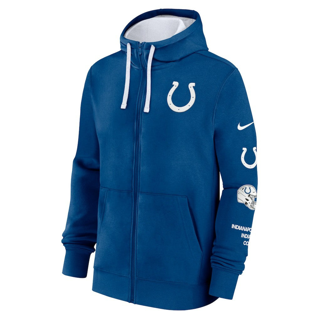 Indianapolis Colts Primetime Club Full-Zip Hoodie | NFL Outlet