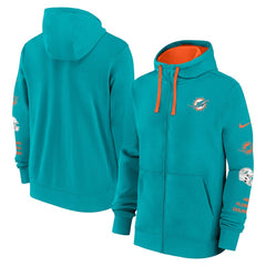 Miami Dolphins Primetime Club Full-Zip Hoodie | NFL Sale