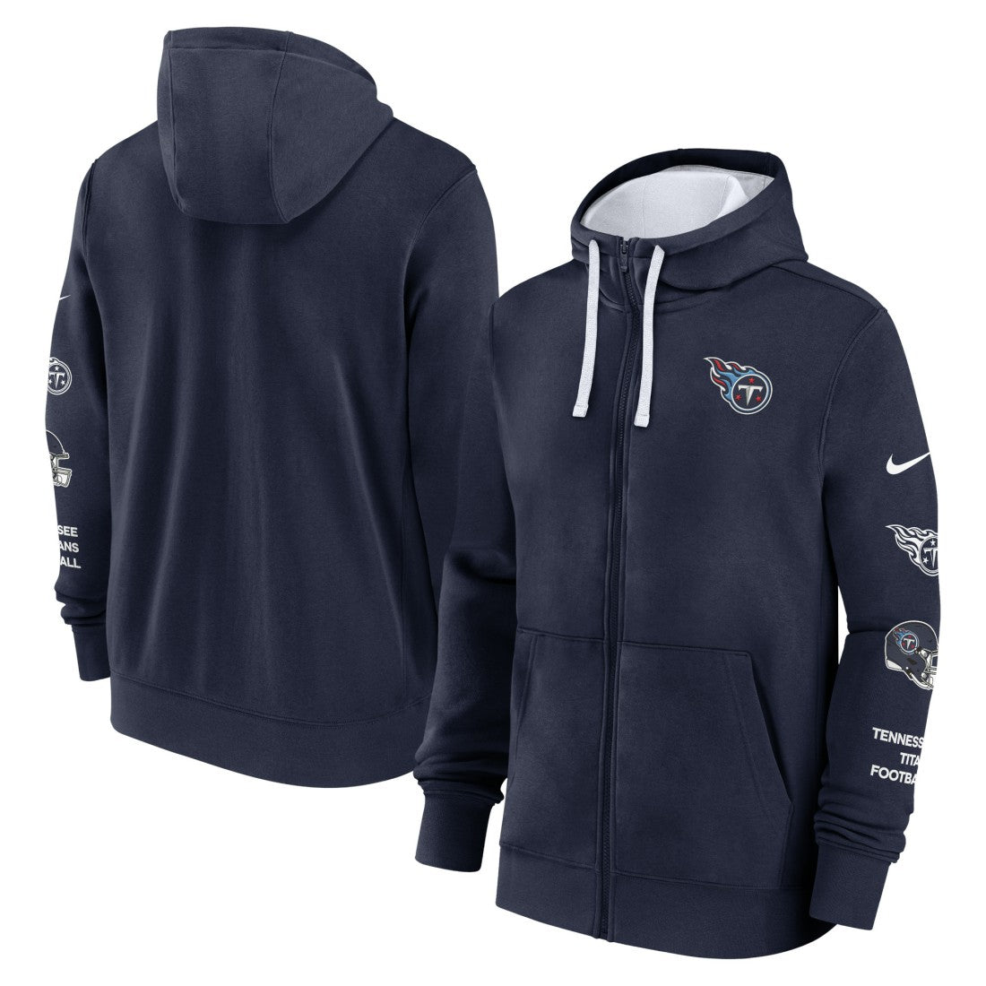Tennessee Titans Primetime Club Full-Zip Hoodie | NFL Sale
