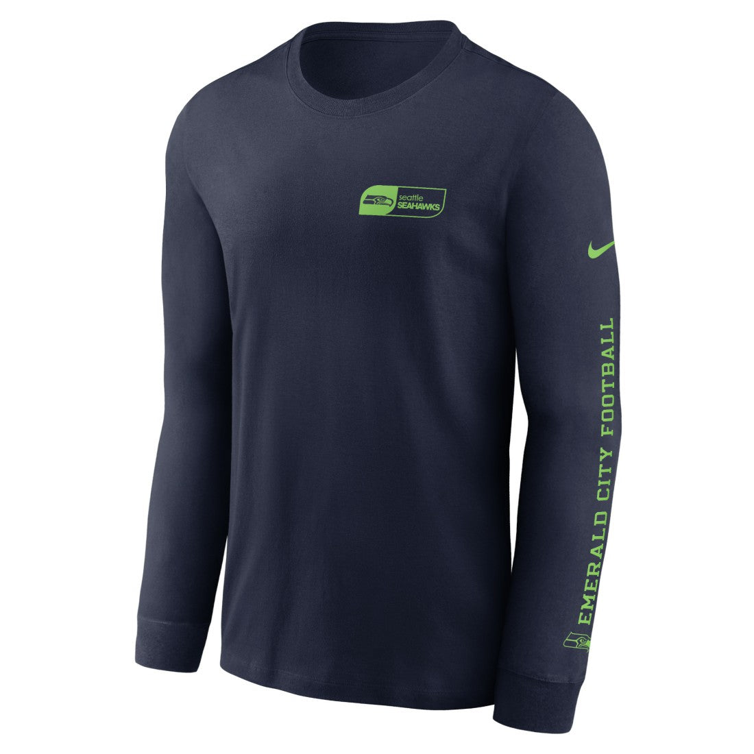 Seattle Seahawks All Out Long Sleeve T-Shirt | NFL Discount