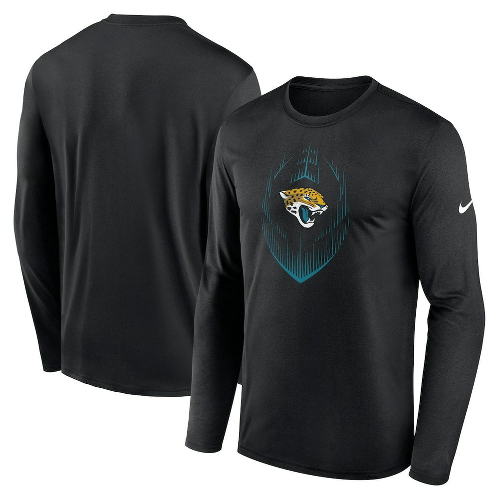 Jacksonville Jaguars Icon Legend Performance Long Sleeve T-Shirt | NFL New
