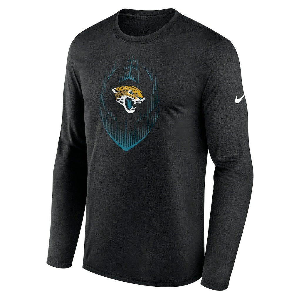 Jacksonville Jaguars Icon Legend Performance Long Sleeve T-Shirt | NFL New