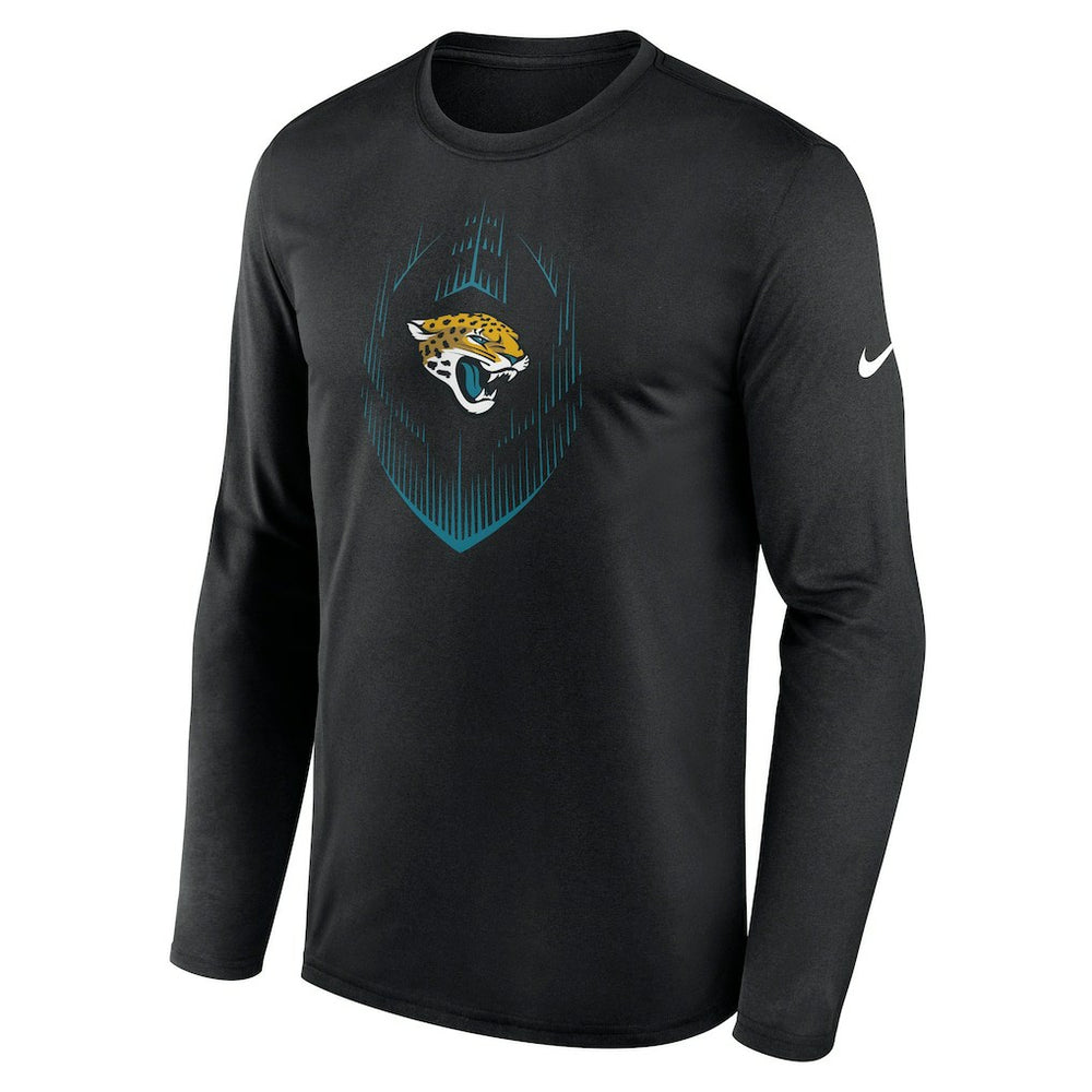 Jacksonville Jaguars Icon Legend Performance Long Sleeve T-Shirt | NFL New