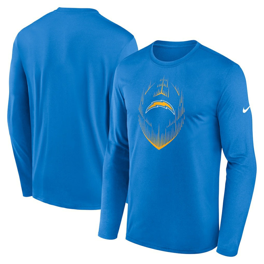 Los Angeles Chargers Icon Legend Performance Long Sleeve T-Shirt | NFL Outlet