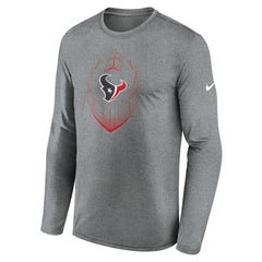 Houston Texans Icon Legend Performance Long Sleeve T-Shirt | NFL New