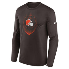 Cleveland Browns Icon Legend Performance Long Sleeve T-Shirt | NFL Sale