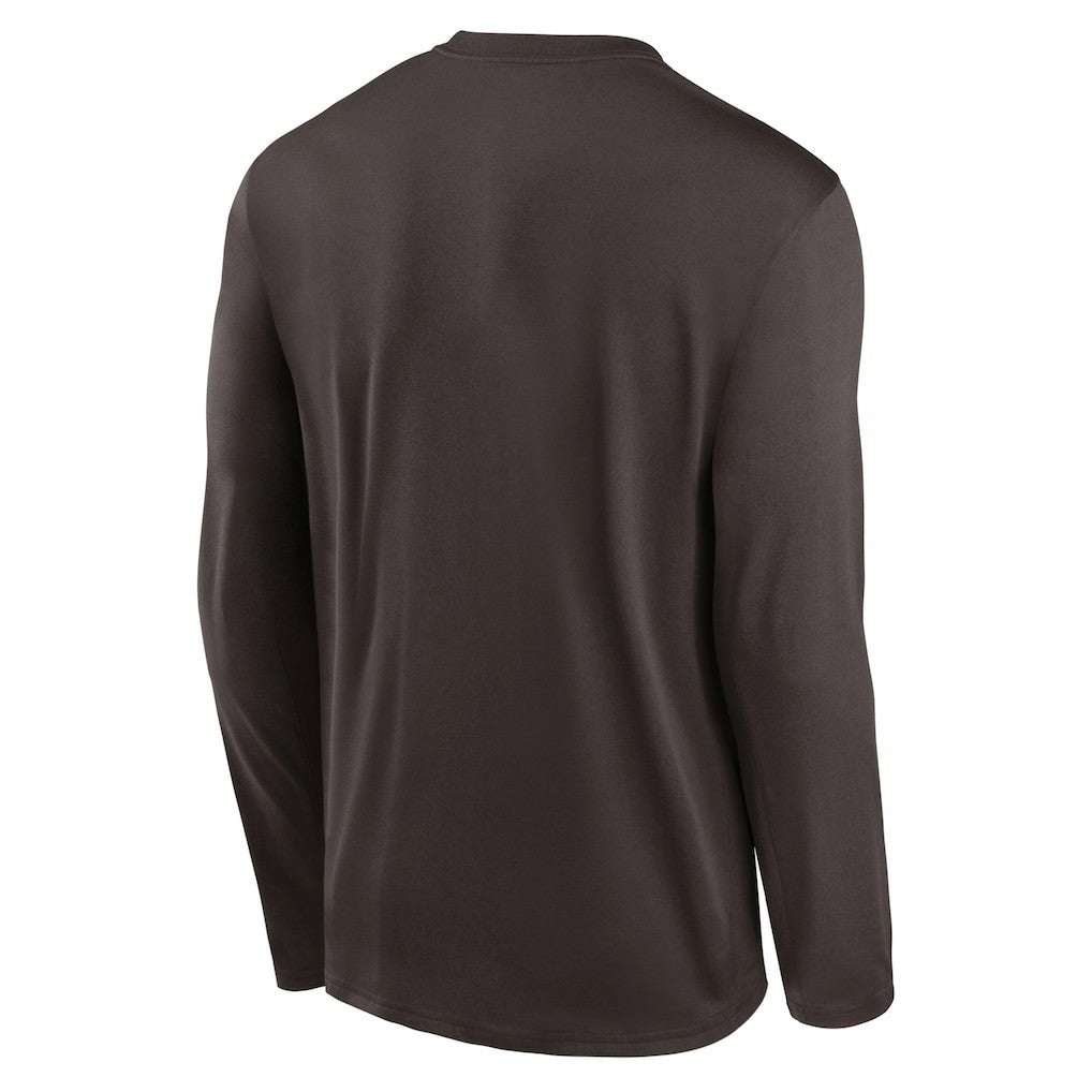 Cleveland Browns Icon Legend Performance Long Sleeve T-Shirt | NFL Sale