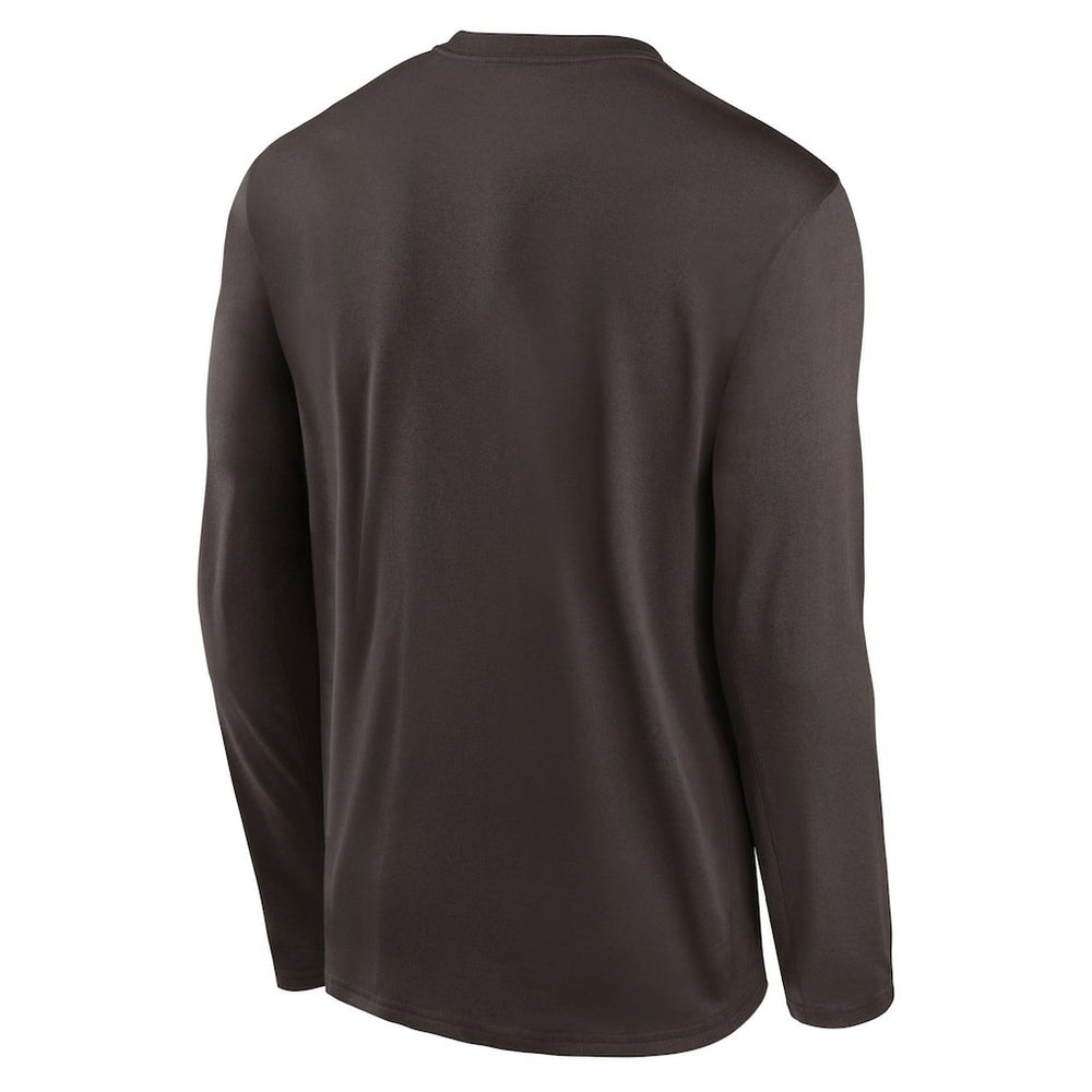 Cleveland Browns Icon Legend Performance Long Sleeve T-Shirt | NFL Sale