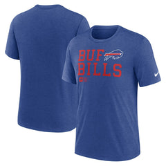 Buffalo Bills Overlap Lockup Tri-Blend T-Shirt | NFL Outlet