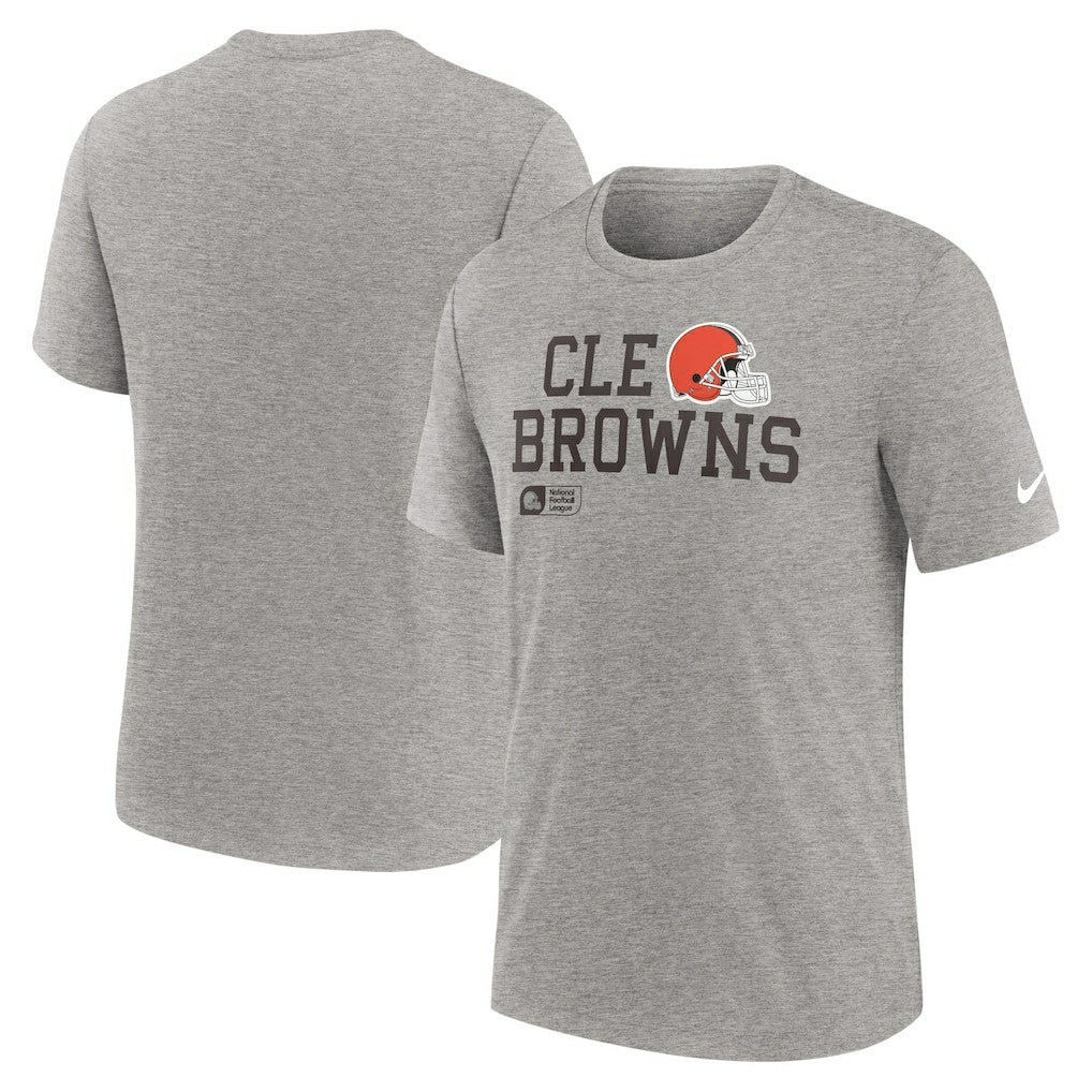 Cleveland Browns Overlap Lockup Tri-Blend T-Shirt | NFL Hot