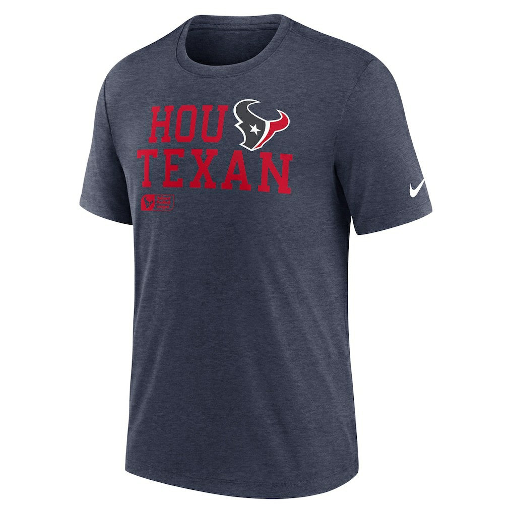 Houston Texans Overlap Lockup Tri-Blend T-Shirt | NFL New