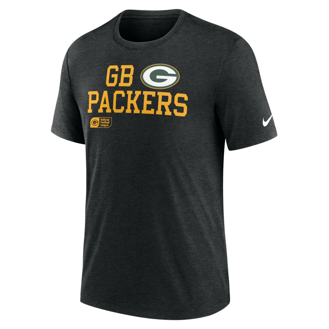 Green Bay Packers Overlap Lockup Tri-Blend T-Shirt | NFL Discount