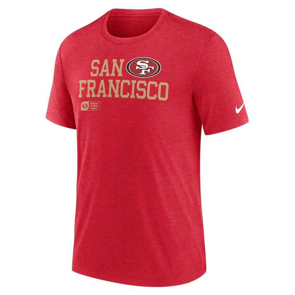 San Francisco 49ers Overlap Lockup Tri-Blend T-Shirt | NFL New