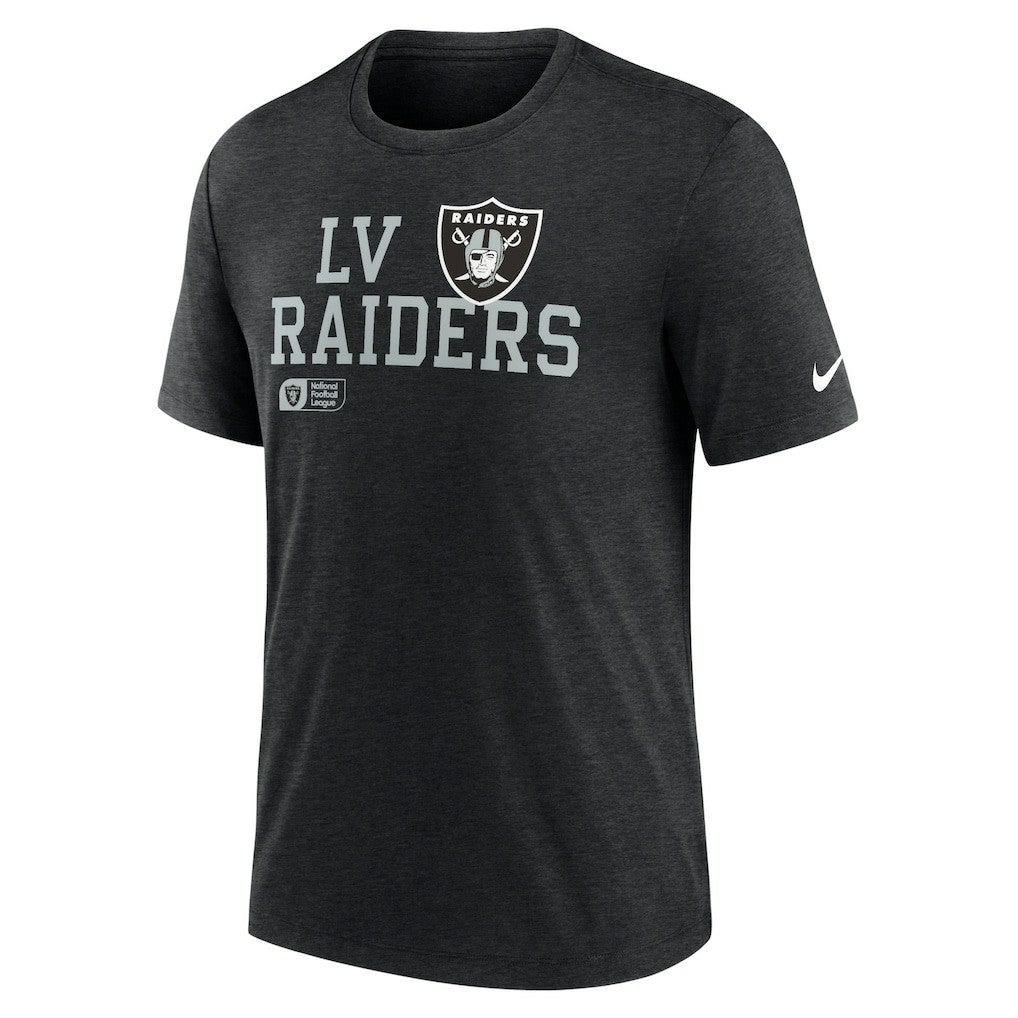 Las Vegas Raiders Overlap Lockup Tri-Blend T-Shirt | NFL US