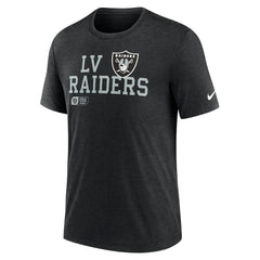 Las Vegas Raiders Overlap Lockup Tri-Blend T-Shirt | NFL US