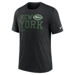 New York Jets Overlap Lockup Tri-Blend T-Shirt | NFL New