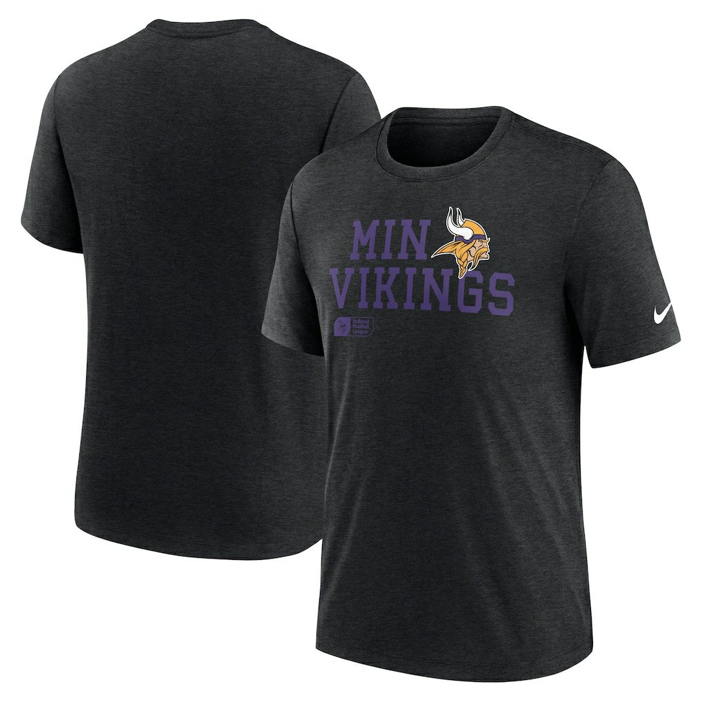 Minnesota Vikings Overlap Lockup Tri-Blend T-Shirt | NFL Near me