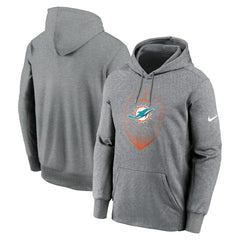 Miami Dolphins Icon Performance Pullover Hoodie | NFL Outlet