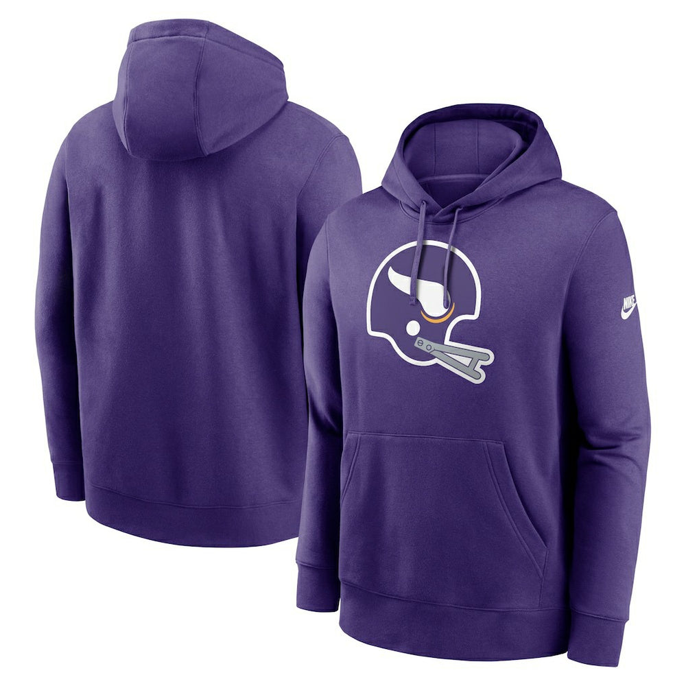 Minnesota Vikings Rewind Club Logo Pullover Hoodie | NFL Hot
