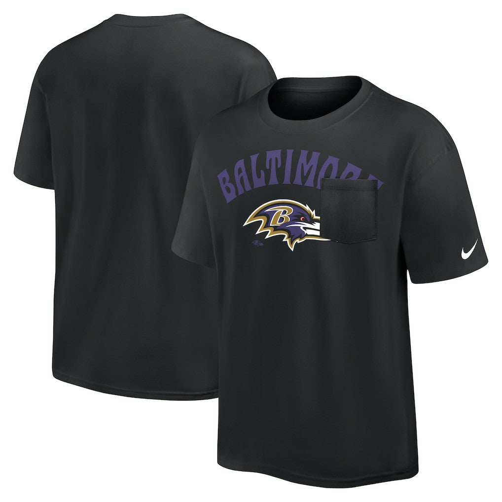 Baltimore Ravens Rewind Heavy Max90 Pocket T-Shirt | NFL US