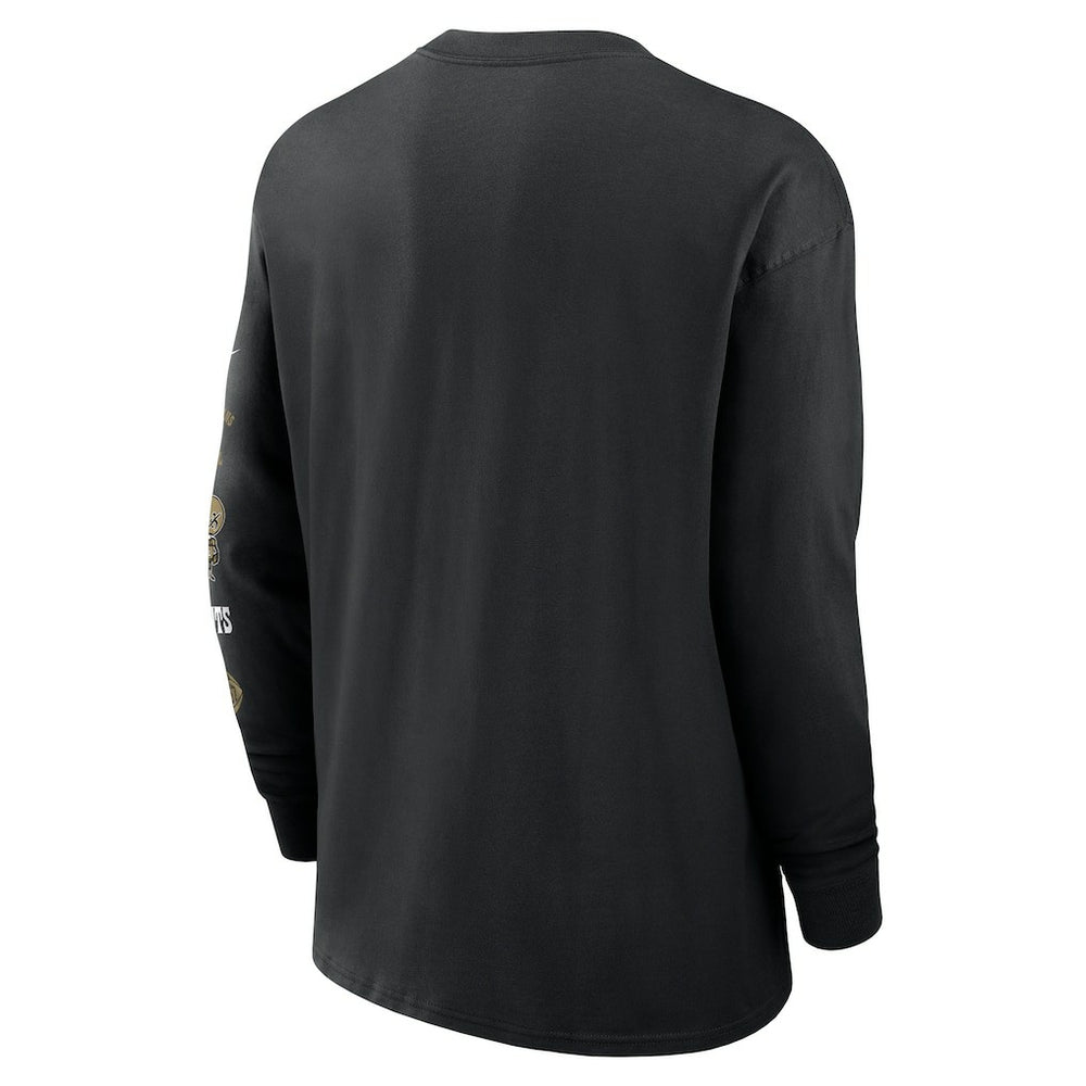 New Orleans Saints Rewind Heavy Max90 Pocket Long Sleeve T-Shirt | NFL Online
