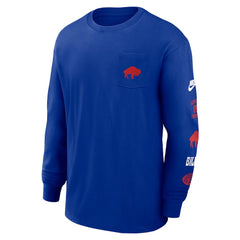 Buffalo Bills Rewind Heavy Max90 Pocket Long Sleeve T-Shirt | NFL On sale
