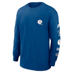 Indianapolis Colts Rewind Heavy Max90 Pocket Long Sleeve T-Shirt | NFL Discount