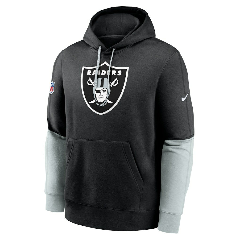 Las Vegas Raiders 2024 Sideline Club Pullover Hoodie | NFL Outlet
