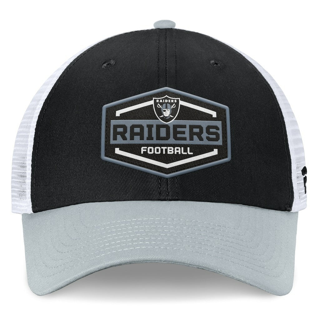 Las Vegas Raiders Bench Trucker Adjustable Hat | NFL Sale